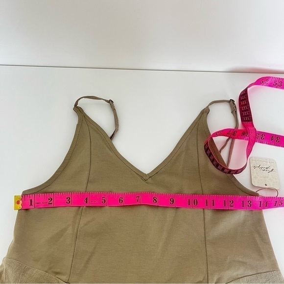 Free People Soledad Midi Dress in Khaki size S - Picture 10 of 11